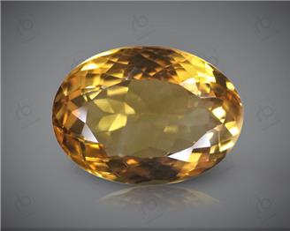 Yellow Citrine Natural Certified  12.31CTS-8495
